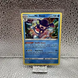 Galarian MR. RIME SWSH079 Black Star Promo Shining Fates Pokemon Card Near Mint - Image 1