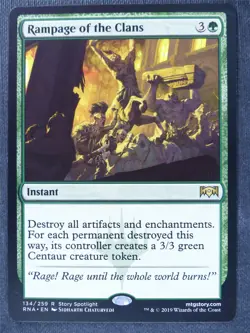 Rampage of the Clans - Mtg Magic Cards #1WW - Image 1
