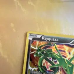 Pokemon Rayquaza 11/20 Dragon Vault Holo Rare Basic Card 120HP Shred - Image 3