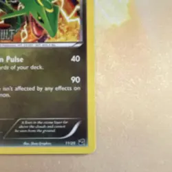 Pokemon Rayquaza 11/20 Dragon Vault Holo Rare Basic Card 120HP Shred - Image 5