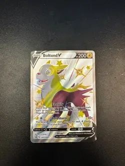 Boltund V SWSH085 - SWSH Black Star Promo - Pokemon Card - Near Mint - Image 1