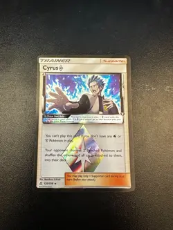 Cyrus Prism Star 120/156 Prism Rare SM - Ultra Prism Pokemon Card - Image 1