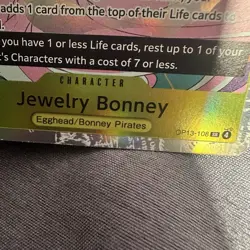 Jewelry Bonney (egghead), OP13-108, SR, foil, One Piece Card - Image 5