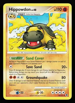 Hippowdon 25/111 Rare Rising Rivals Pokemon Card - Image 1