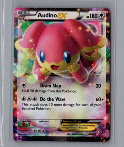 Audino EX 84/124 - Pokemon TCG Fates Collide XY Ultra Rare Card LP - Image 1