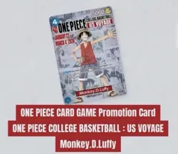 One Piece Monkey D. Luffy US College Basketball Card Rutgers In Hand Ships now - Image 3