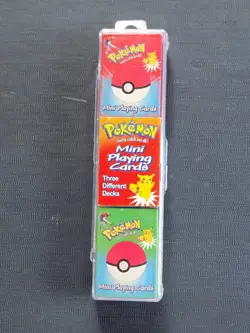 1999 Pokemon Bicycle Mini Playing Cards New Sealed Never Opened - Image 1