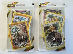 Lot of 2-Pokemon TCG Sword & Shield-Lost Origin Blister Pack Promo Cards/Coin - Image 1
