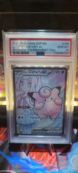 Lillie's Clefairy ex 195 Sv: Scarlet & Violet Promo Cards Holo - Image 1