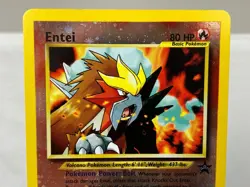Entei WOTC Black Star Promo 34 Reverse Holo Pokemon Card - Lightly Played - Image 3