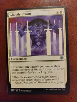 MTG Ghostly Prison Conspiracy: Take The Crown Regular Card Near Mint Condition D - Image 1