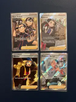 Pokemon Trainer 4 Holo Cards Excellent to NM Condition See Pics - Image 1