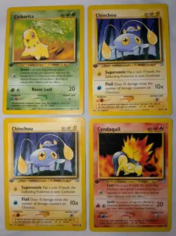 50 Neo Genesis 1st Edition Common Pokemon Cards - Image 2