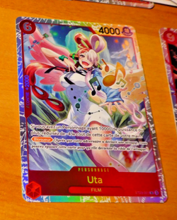 ONE PIECE CARD GAME HOLO CARTE FRANCAISE UTA ST23-001 SR FR MINT - Image 1