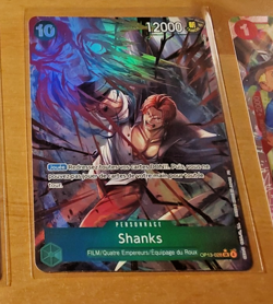 ONE PIECE CARD GAME HOLO CARTE FRANCAISE Shanks OP13-028 ALT FR MINT - Image 1