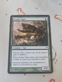 Scythe Tiger [Zendikar] Magic MTG - Image 1