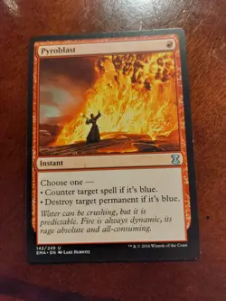 MTG Pyroblast Eternal Masters Regular Near Mint Condition B - Image 1