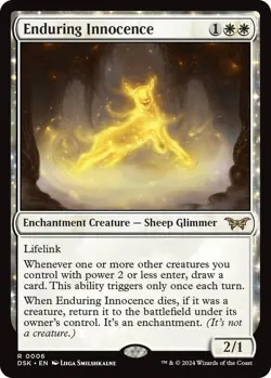 MTG Enduring Innocence Foil #6 - Duskmourn DSK Near Mint Magic the Gathering - Image 1