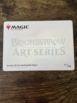 Season of Loss 17/54 Art Series Gold Stamp Bloomburrow BLB MTG Magic S3200* - Image 2