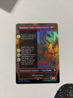 Summon: Esper Valigarmanda (Borderless) Commander: Final Fantasy Foil - Image 1
