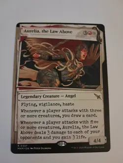 Aurelia the Law Above Showcase NM/M Magic the Gathering Murders Karlov Manor MTG - Image 1