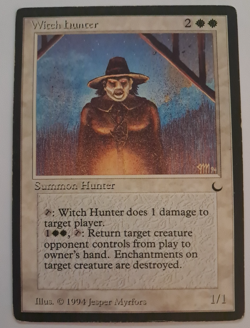 Witch Hunter HP The Dark MTG Magic the Gathering - Image 1
