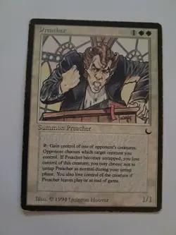 Preacher HP The Dark MTG Magic the Gathering Reserved List - Image 1