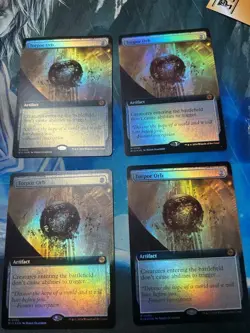 Mtg Torpor Orb/Torpor Orb 4 Pieces Of English Expansion Foil - Image 1