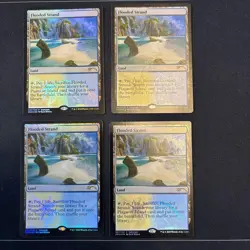 Mtg Flooded Strand Promo Foil Set Of 4 - Image 1