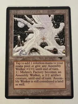 Magic the Gathering MTG Antiquities Mishra's Factory Winter MP (Beta Bob) - Image 3