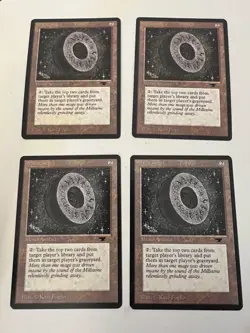 Magic the Gathering MTG Antiquities Millstone NM Playset (4) (Beta Bob) - Image 1