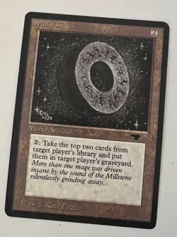 Magic the Gathering MTG Antiquities Millstone NM Playset (4) (Beta Bob) - Image 3