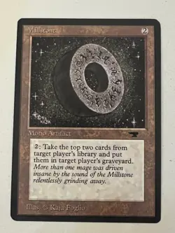 Magic the Gathering MTG Antiquities Millstone NM Playset (4) (Beta Bob) - Image 5