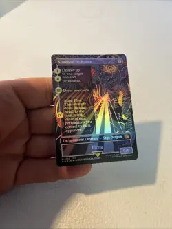 Summon: Bahamut (Borderless)- Final Fantasy x Magic: The Gathering - Holo Foil - Image 1