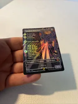 Summon: Bahamut (Borderless)- Final Fantasy x Magic: The Gathering - Holo Foil - Image 2