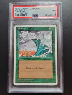 MTG Tsunami Alternate 4th Edition Regular Uncommon Psa 9 Pokemon Tcg - Image 1