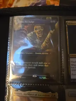 Eddie the Judge Bruvac the Grandiloquent (Rainbow Foil) Secret Lair Iron Maiden - Image 1