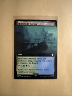 MTG Hinterland Harbor PIP 0498 R NM Regular Extended Art - Image 1