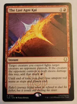 The Last Agni Kai TLA #144 Rare Regular NM+ - Image 1