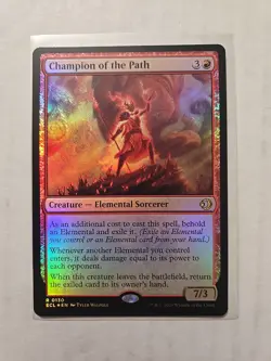 Champion of the Path (Foil) - Lorwyn Eclipsed - NM - Rare - Creature - Image 1