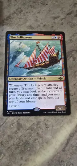 The Belligerent The Lost Caverns of Ixalan Regular Legendary Artifact MTG NM - Image 1