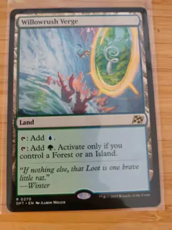 MTG Willowrush Verge 0270 Aetherdrift M/NM Free UK P&P - Image 1