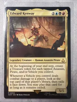 MTG NM Edward Kenway (ACR) 0053 Regular Mythic - Image 1