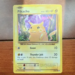 Pikachu - Cracked Ice Holo - Deck Exclusives - Pokemon TCG - 035/108 - 60 HP - Image 1