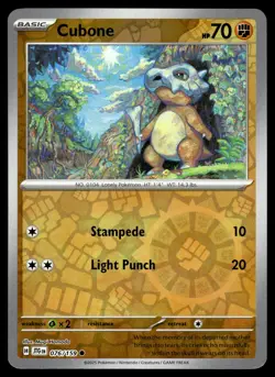 CUBONE - 076/159 Common Journey Together Pokemon Reverse Holo NM - Image 1