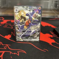 Pokemon TCG Cynthia's Garchomp EX Holo Card 232/182 SV10: Destined Rivals - Image 1