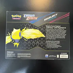 Pokemon TCG Crown Zenith [Regieleki V] Collection Box -Factory Sealed- 820650851834 - Image 2
