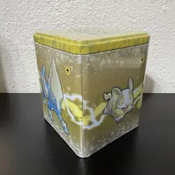2022 Pokemon TCG Stacking Tin Sealed - Electric - Pikachu - [3 Packs + Coin] - Image 3