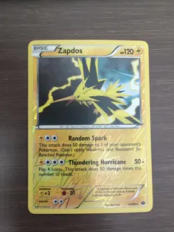 Pokemon TCG Zapdos 41/99 Reverse Holo Rare BW Next Destinies 2012 - Image 1