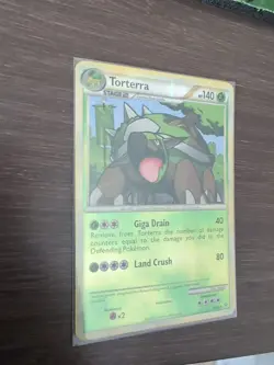 Pokemon Torterra 10/95 Reverse Holo HeartGold SoulSilver Unleashed - Image 2